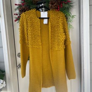 Mustard gold sweater by belle france! Never been worn but very loved!